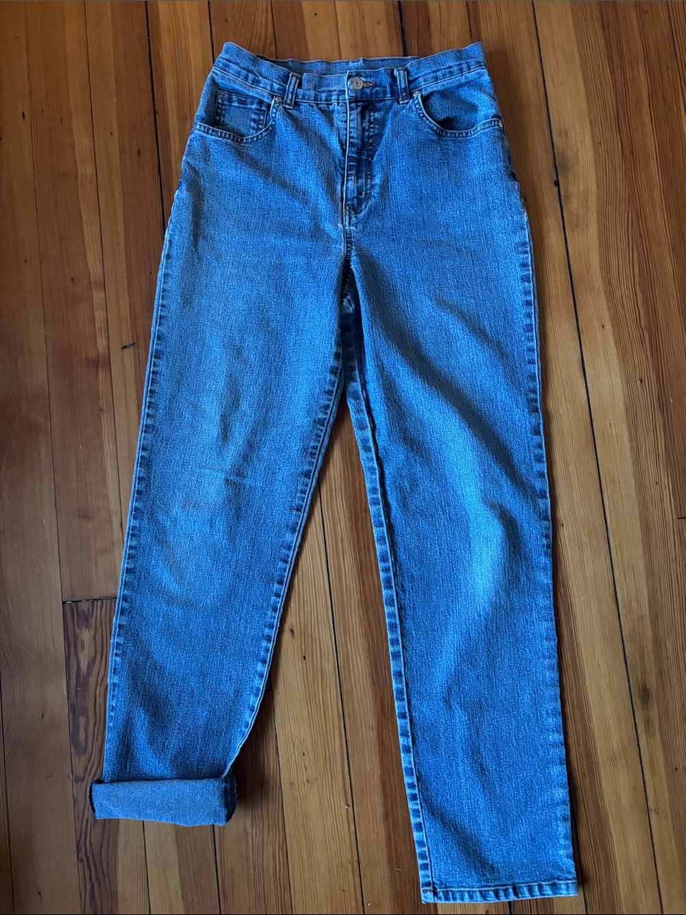 Sonoma Straight-Leg Women's Jeans in Blue Wash